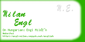 milan engl business card